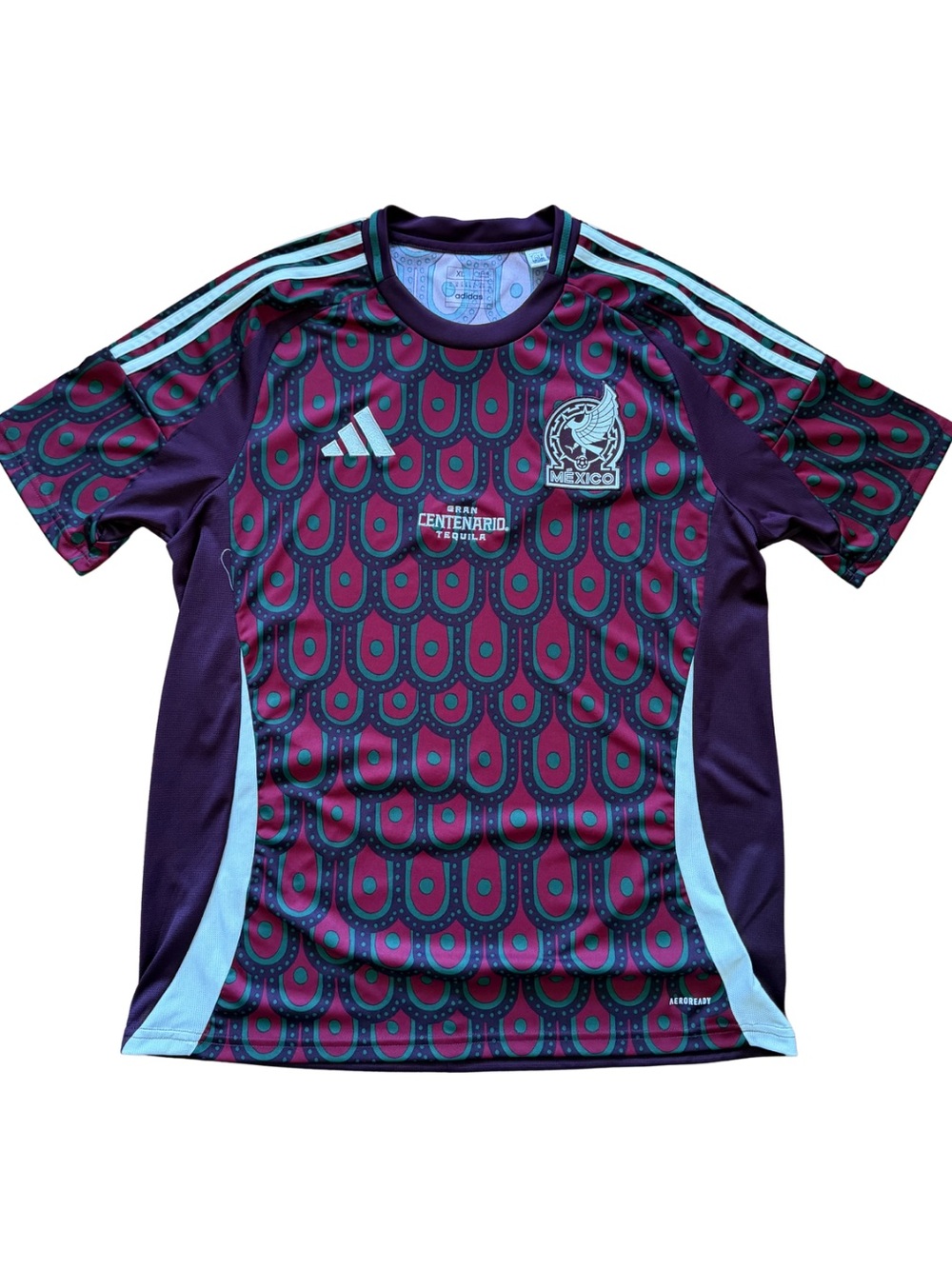 adidas Purple and Teal Men's Soccer Jersey